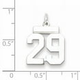 thumbnail image 3 of Sterling Silver/Rhodium-plated Polished Number 29 Charm QSS29, 3 of 3