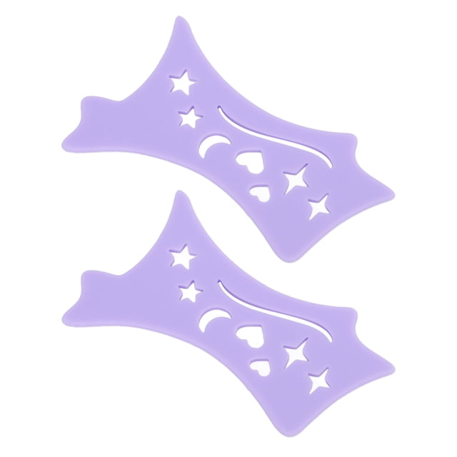 Plantilla de Plantilla de Sombra de Ojos, Juego de Silicona, Guía de Aplicacia de Maquilla Je Precisa, Herramienta para ojos para varios Estilos