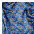 thumbnail image 4 of Soimoi Lightweight Cotton Voile Fabric, Blue- Floral Print, Unstitched Material- 42 Inch Width, Ideal For Making Summer Dresses, Blouses, Scarves, Sheer Curtains, Garment Linings, 1 Yard, 4 of 6