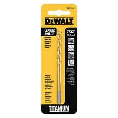 UPC: 0028874017511 | Dewalt Accessories .22in. Titanium Split Point Drill Bit DW1314