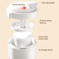 thumbnail image 4 of Manual Ice Crusher Hand-Crank Ice Shaver with Ice Freezing Mold Mini Portable Manual Ice Shredding Machine Detachable Manual Ice Shaver 200ml for Making Snow Cones, 4 of 11
