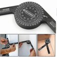 thumbnail image 2 of Precision Angle Finder, 7.3" Aluminum Protractor, 360° Rotation, Laser Engraved Scales for Accurate Measurements, 2 of 5