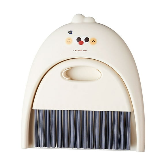 Matoen Mini Broom and Small Dustpan Brush - Mini Dustpan and Brush Set, Small Dust pan and Brush Set, Hand Broom and Dustpan Set for Home/Camping/Pets