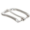 thumbnail image 2 of 1 5/8" (40 mm) Western Silver Tone Single Prong Belt Buckle, 2 of 2