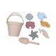 thumbnail image 1 of Juguetes de arena de silicona para niños, juguetes de playa portátiles, regalo divertido, juego de cubo de playa para actividades de verano, fiesta de cumpleaños Beige, 1 of 8