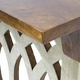 thumbnail image 6 of Argentato Console Table Brown/Antique Silver, 6 of 9
