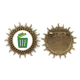 thumbnail image 1 of Patrón del contenedor de basura Pin de gancho de metal vintage con forma de sol Unbranded M, 1 of 3