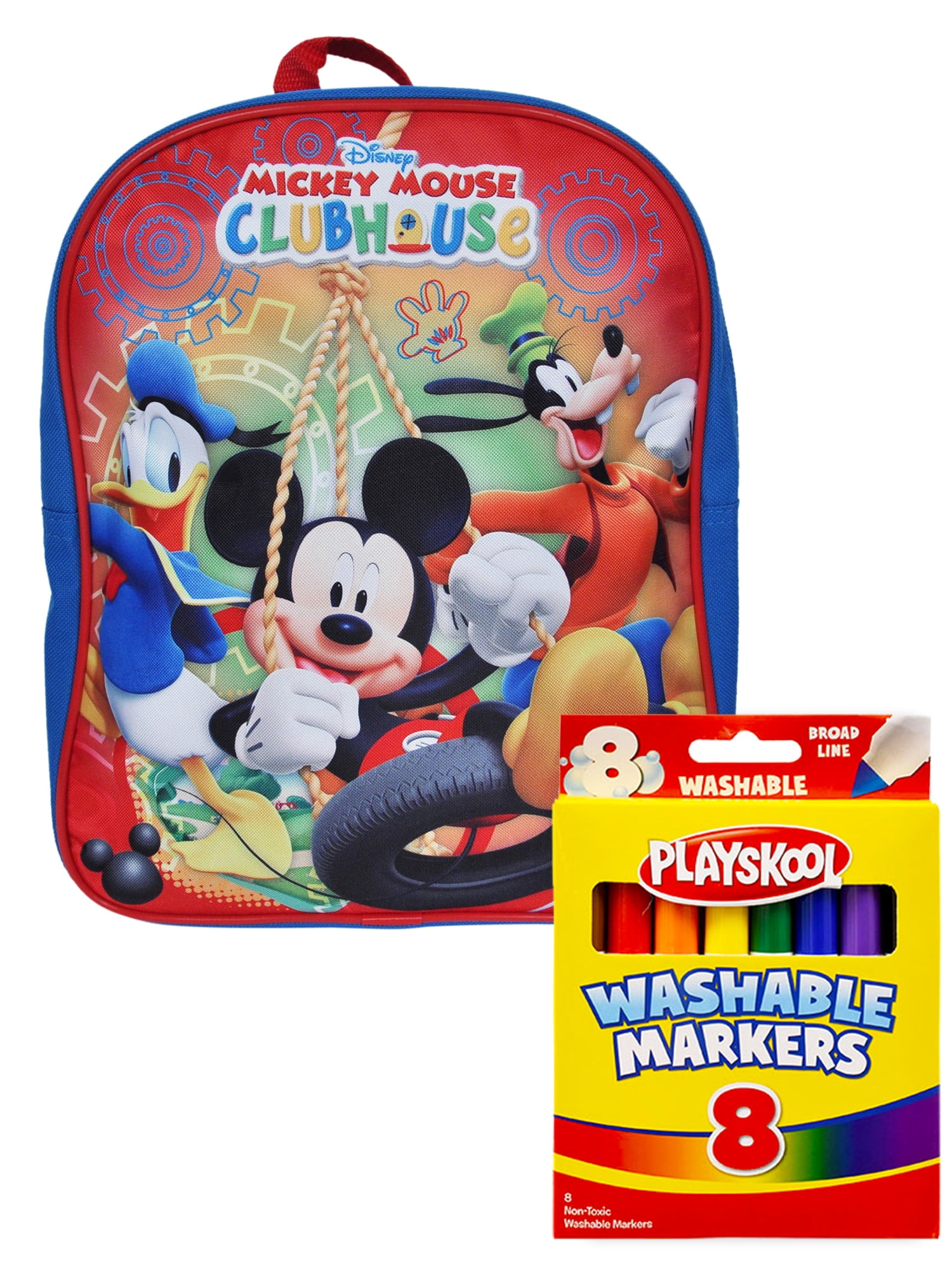 mickey mouse backpack set