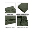thumbnail image 6 of Little Donkey Andy Men's Waterproof Rain Jacket Outdoor Lightweight Rain Shell Coat for Hiking,Golf,Travel Military Olive Size S, 6 of 6