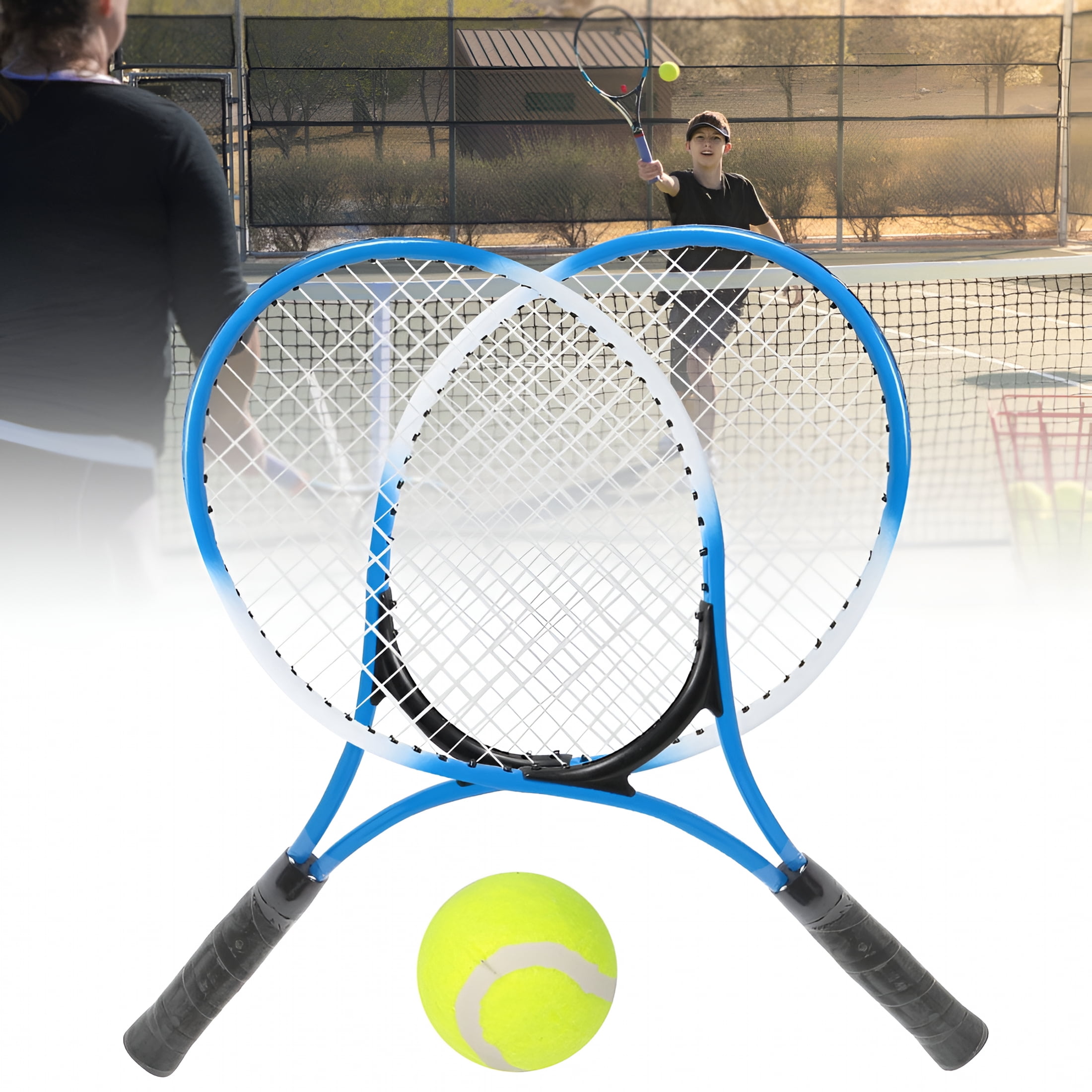 BESTSKY Tennis Rackets for Kids, 21 Inch Junior Tennis Racket Set, Includes 2 Rackets + 1 Tennis Ball + 1 Handbag