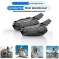 thumbnail image 2 of 2Pcs Bluetooth Intercom Motorcycle Helmet Bluetooth Headset for 2 Rider Intercomunicador Wireless He, 2 of 5