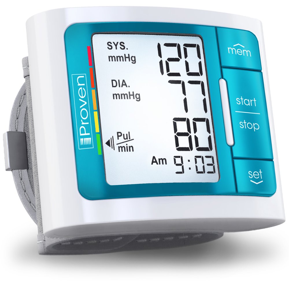iProven Wrist Blood Pressure Monitor Wrist with Backlight for Home Use