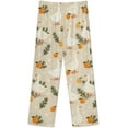 thumbnail image 5 of Top-kevin Women Long Sleeve Pajama Set Comfy Pjs Sets Floral Tiger Cute 2 Piece Lounge Set, 5 of 12