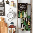 thumbnail image 6 of SOME THING Black Xmas Trees Merry Christmas Kitchen Towels Dish Towels, 18x26 Inch Daily Star Snowflake Winter Decoration Hand Towels Set of 2, 6 of 6