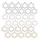 thumbnail image 5 of 30pcs Navidad Bisel Colgantes Hueco Copo de nieve Colgante Marco de resina Colgante, 5 of 5