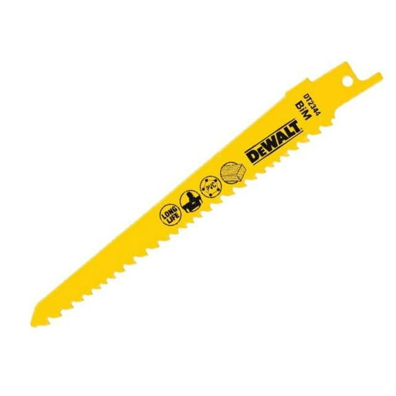 DEWALT - Bi-Metal Reciprocating Blade for Wood Cordless 152mm Pack of 5