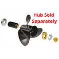 thumbnail image 2 of Solas 9411-132-19 Rubex Aluminum 3-Blade Boat Propeller - RH, 13.2 In. Diameter x 19 In. Pitch, 2 of 3
