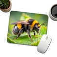 thumbnail image 3 of Bumblebee Bee on Leaf Mouse Pad Low Profile Gaming Mat, 3 of 7