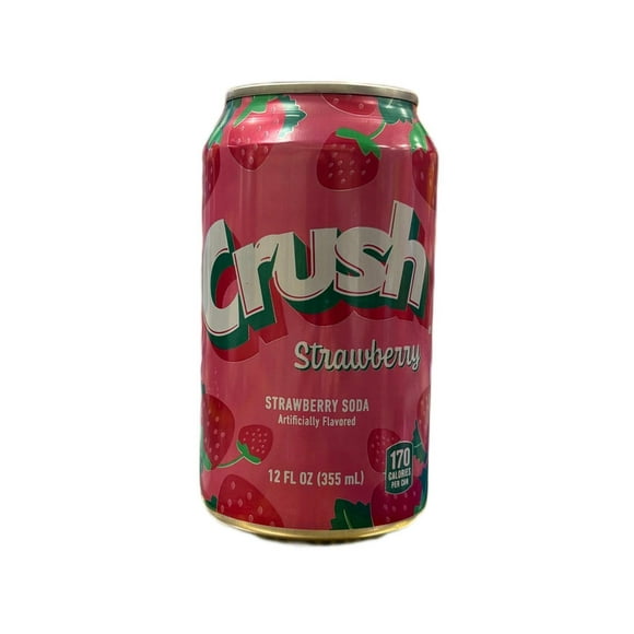 Crush Canette de Soda à la Fraise 12OZ
