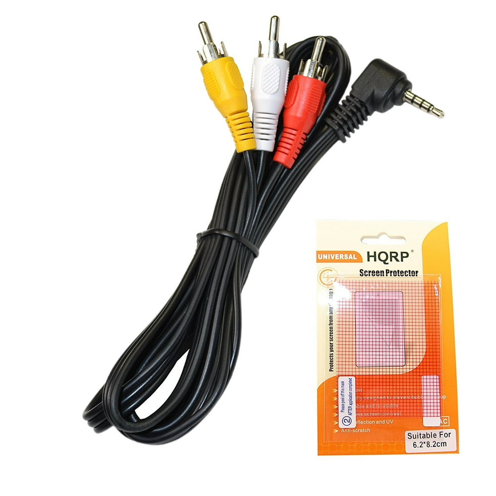 HQRP AV Audio Video Cable / Cord compatible with SONY DCRTRV280 DCR
