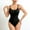 Black, variant on Bodysuit for Women Tummy Control Shapewear Body Shaper Seamless Spaghetti Strap Leotards