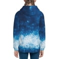 thumbnail image 6 of Naloa Blue Glitter Sparkles Teenage Zipper Hoodie, Long Sleeve Zip Up Hoodies Casual Jackets Tops for 7-12 Years-Medium, 6 of 6