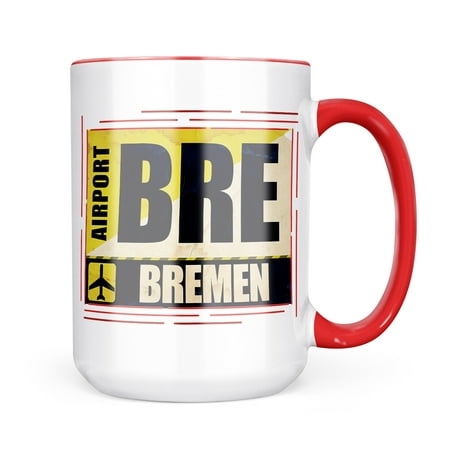 

Neonblond Airportcode BRE Bremen Mug gift for Coffee Tea lovers