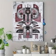 thumbnail image 4 of Abstract Tribal Mask Canvas Art Print, Ideal Wall Decor for Living Room Bedroom Office Home Dorm, 4 of 8