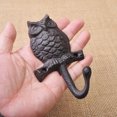 thumbnail image 5 of 2 piezas （libélula） Ganchos de pared de hierro fundido vintage Acabado antiguo Metal Ropa Negocio Cabeza de animal Percha decorativa Accesorios para el hogar, Gancho, 5 of 5