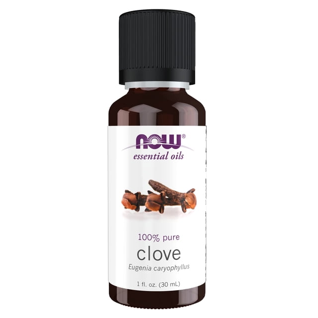 Aceite de Clavo Essential Oils NOW 30 ml 100% vegano puro