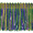 Mardi Gras, variant on 20 Yards of 2" Metallic Chainette Fringe Trim