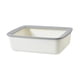 thumbnail image 2 of Arenero para gatos, caja de arena para conejos y gatitos, todo tipo de arena para gatos. Blanco, 2 of 9