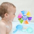 thumbnail image 1 of Baby Bath Toys Colorful Waterwheel Bathing Sucker Bathtub Water Spray Play Set Shower Sprinkler Toy for Kids Toddler Children1 set He Qiyong unisex, 1 of 1