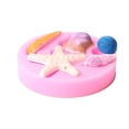 thumbnail image 3 of DOMELAY 5xSilicone Conch Jelly Candy Mould Pink Fondant Cake 5 Pcs, 3 of 8