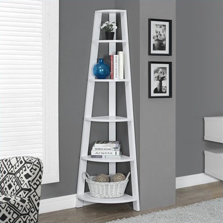bookcase corner shelf monarch etagere accent