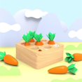 thumbnail image 2 of A A Juego de combinación de rompecabezas de juguetes de plantas y cosechas para niños pequeños 2/3/4 entrenamiento de agarre manual, 2 of 5
