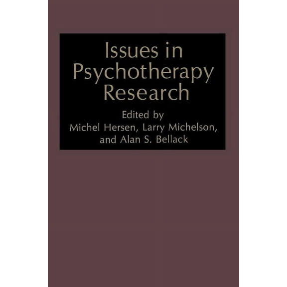 NATO Science Series B: Issues in Psychotherapy Research, (Paperback)