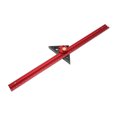 thumbnail image 1 of Woodworking Hole Ruler, Accurate Woodworking Hole Scribing Ruler Anodic Oxidation Treatment 360 Rotating Gauge  For Home Decorating, 1 of 8