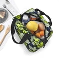 thumbnail image 4 of Lsque Teal floral elegance Pattern Lunch Bag Women/Men Insulated Lunch Box,Small Leakproof Cooler Food Lunch Containers Reusable High Capacity Lunch Tote Bags, 4 of 6