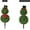 A, variant on YardVibe Christmas Snowman Topiary Trees Artificial Outdoor Plants - 32'' Boxwood Topiaries with Red Bow Hat Tie, Faux Topiary Outdoor Plants for Home Front Porch Door Decor Outside Garden