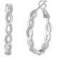thumbnail image 1 of Aros ovalados Yashi chapados para mujer plata de ley 925 hipoalergénicos cierre giratorio, 1 of 5