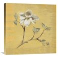 thumbnail image 1 of Global Gallery Cheri Blum 'Dogwood Blossom on Gold' Canvas Wall Art, 1 of 4