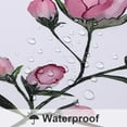thumbnail image 3 of Floral Stall Shower Curtain for Bathroom Spring Wildflower Plant Flower Colorful Waterproof Fabric Shower Curtain Set with 6 Hooks 36" x 72", 3 of 6