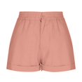 thumbnail image 2 of LEEYNEER Plus Size Shorts  Womens Athletic Shorts  Fashion Women Shorts  Summer Casual Loose Solid High Waist Short  Comfy Beach Shorts  Yoga Pants  Cycling Sport Shorts Light Blue XL, 2 of 4