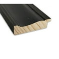 thumbnail image 3 of Rustic Pine Black Beveled Wood Bathroom Wall Mirror, 3 of 5