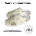 thumbnail image 6 of KLL American Monuments Pattern Adult Unisex Cozy Slippers,Fuzzy Slip-on Slippers TPR Sole Slippers Comfort Plush Home Footwear for Indoor & Outdoor-46/47, 6 of 7