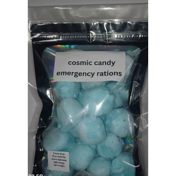 Taffy Expert Freeze-Dried Saltwater Taffy Candy, Blue Raspberry Flavor, 4.5 oz Bag