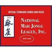 National Mah Jongg League 2024 Standard Size Card - Mah Jongg Card - Official Hands and Rules