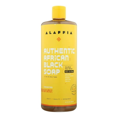 Alaffia - African Black Soap - Eucalyptus Tea Tree - 32 fl oz.