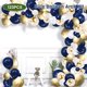 thumbnail image 1 of Muyoka Kit de arco de globo DIY látex azul marino blanco oro globo múltiples propósitos confeti guirnalda arco Kit para decoración de fiesta de cumpleaños de boda Muyoka Hogar, 1 of 7